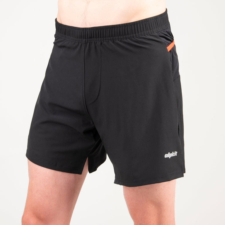 alpkit mens koulin trail shorts for trail running fell running in black front