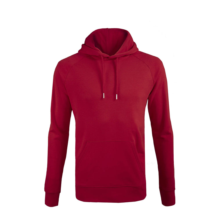 Alpkit men's Blank Canvas Hoody in Chilli - closed