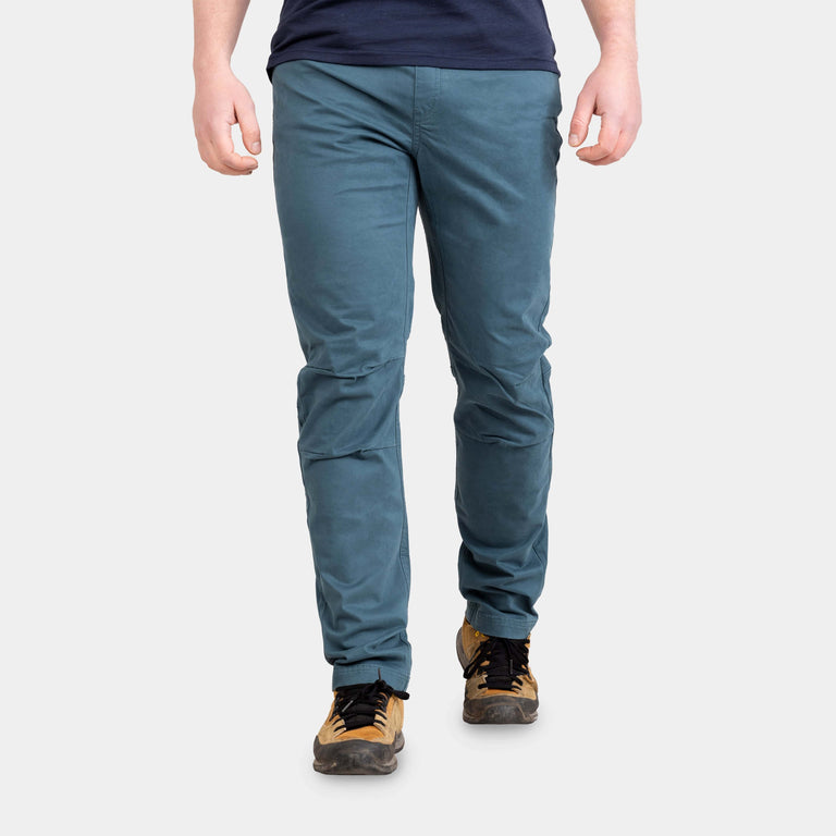 alpkit mens bloc pants in spruce blue