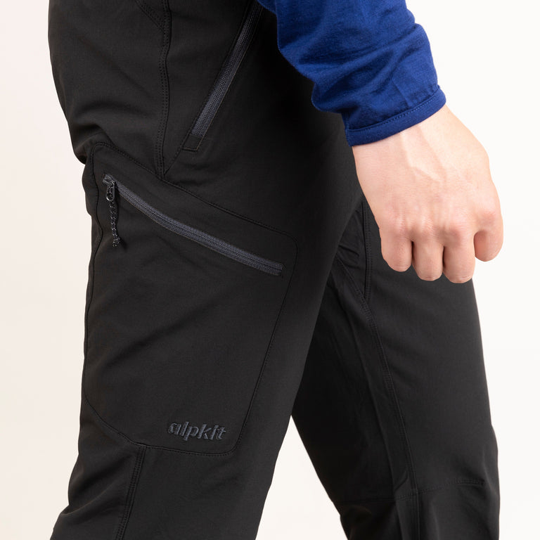 Alpkit mens chilkoot softshell trousers thigh pocket