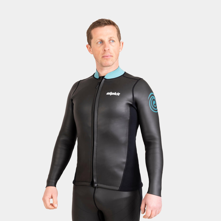 alpkit element wetsuit mens jacket in black