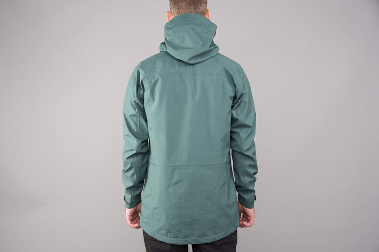 mens Alpkit fortitude waterproof jacket rear