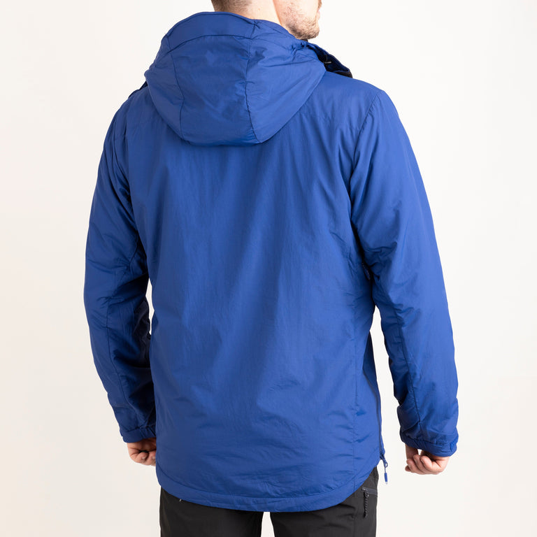 mens Alpkit jura mountain smock in nemo blue back