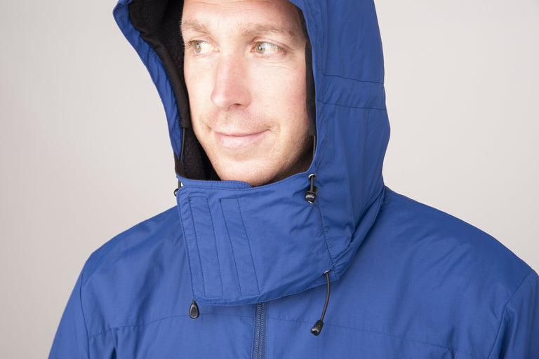 mens Alpkit jura mountain smock in nemo hood closure