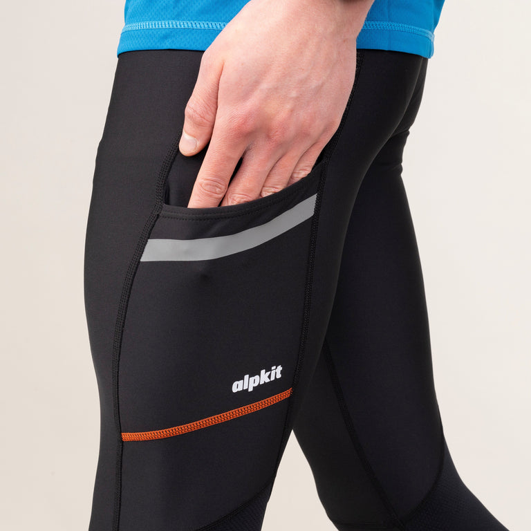 alpkit mens koulin trail 3/4 tights trail running fell running tights pocket