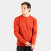 alpkit mens redpoint crew neck jumper in brick