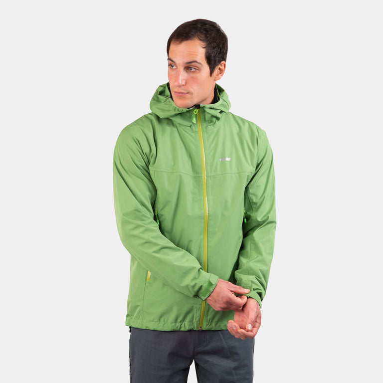 alpkit sigma mens waterproof jacket in fern green