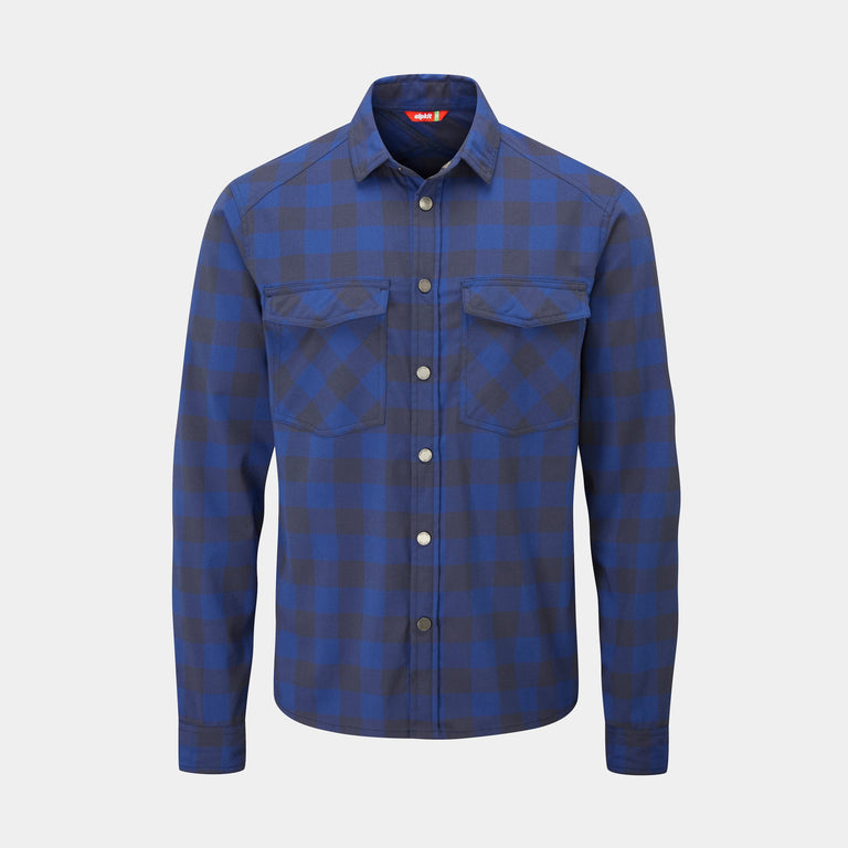 alpkit mens woodsmoke shirt in nemo - closed