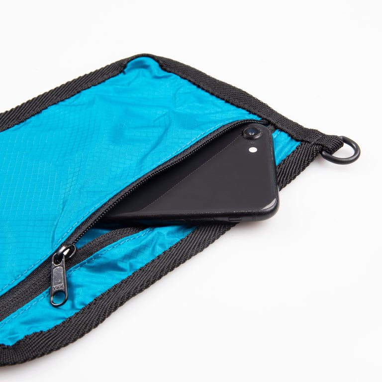 alpkit mission zipped accessory bag medium in blue detail