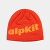 alpkit mountain beanie in blaze orange