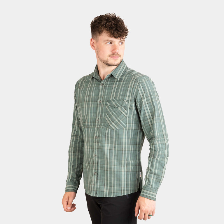 alpkit mens never shirt in green