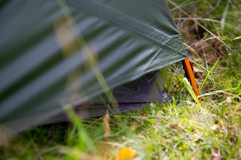 ordos 2 tent with fly pole - closed