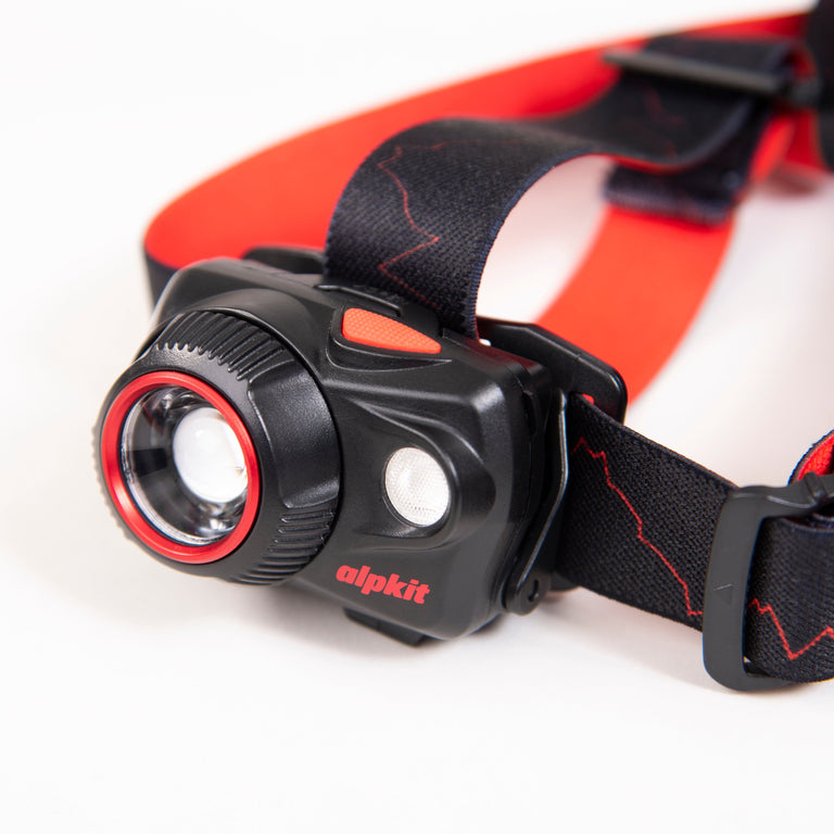 alpkit qark headtorch in black button