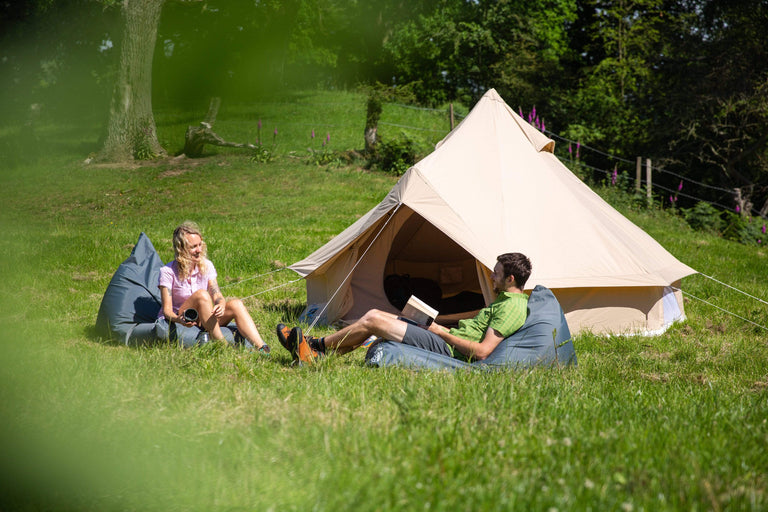 Alpkit roundhouse organic cotton bell tent inner - action