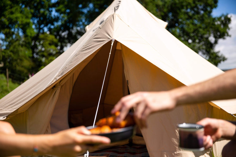 Alpkit roundhouse organic cotton bell tent inner - action