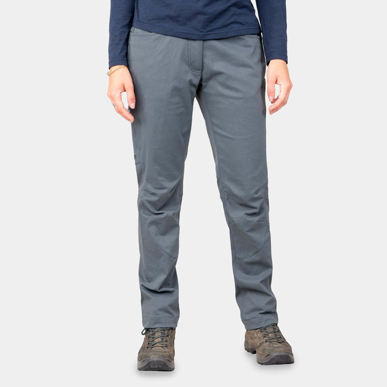 alpkit womens skarven trousers in grey