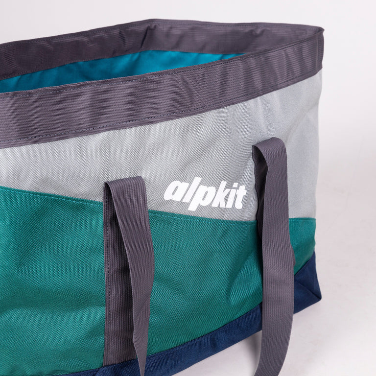 alpkit skomer uk made gear tote bag in monsoon detail