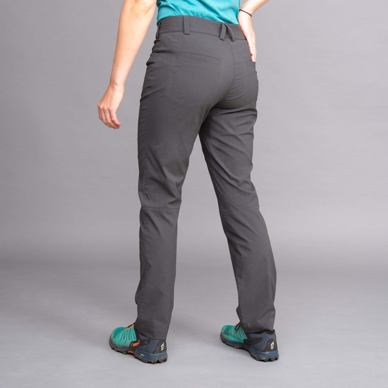 womens teleki pant trouser in tarmac rear