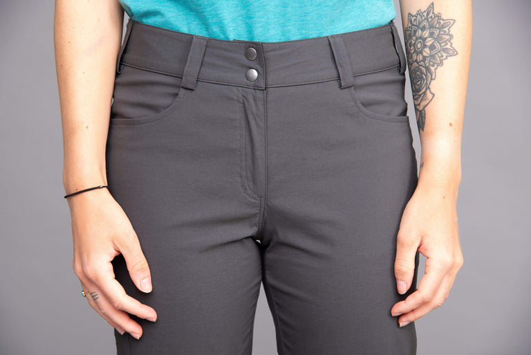 womens teleki pant trouser in tarmac front waistband