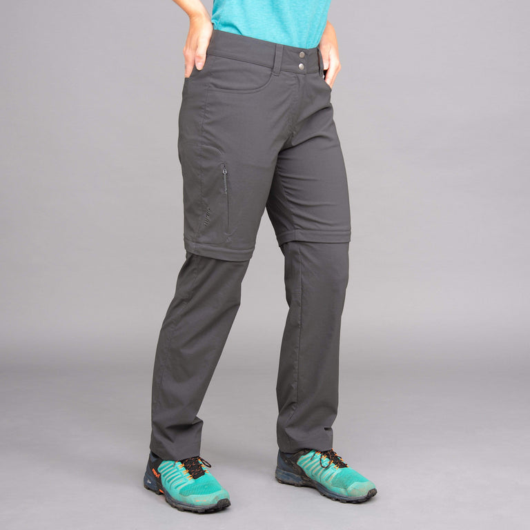 womens teleki zip off in tarmac front