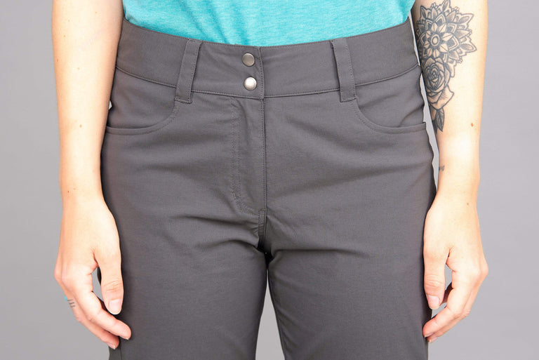 womens teleki zip off in tarmac front waistband