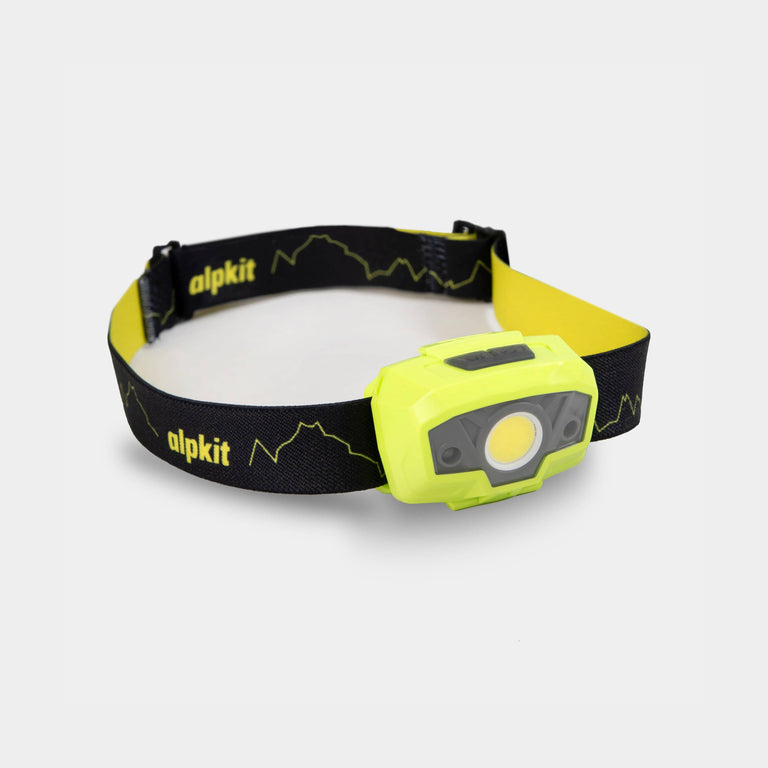 Vallis head torch in Sulphur yellow