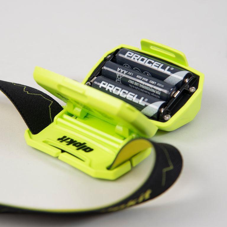 viper headtorch AAA batteries