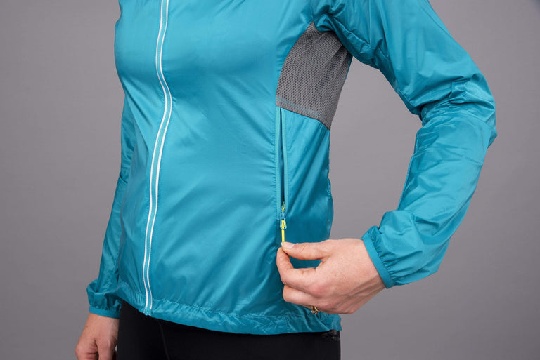 Women's Arro windproof jacket side pocket