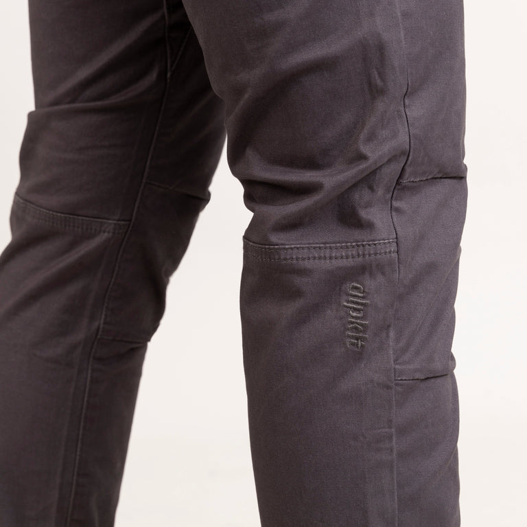 alpkit womens bloc pants in tarmac grey logo