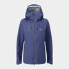 Alpkit women's Definition mountaineering waterproof jacket in Nemo blue 