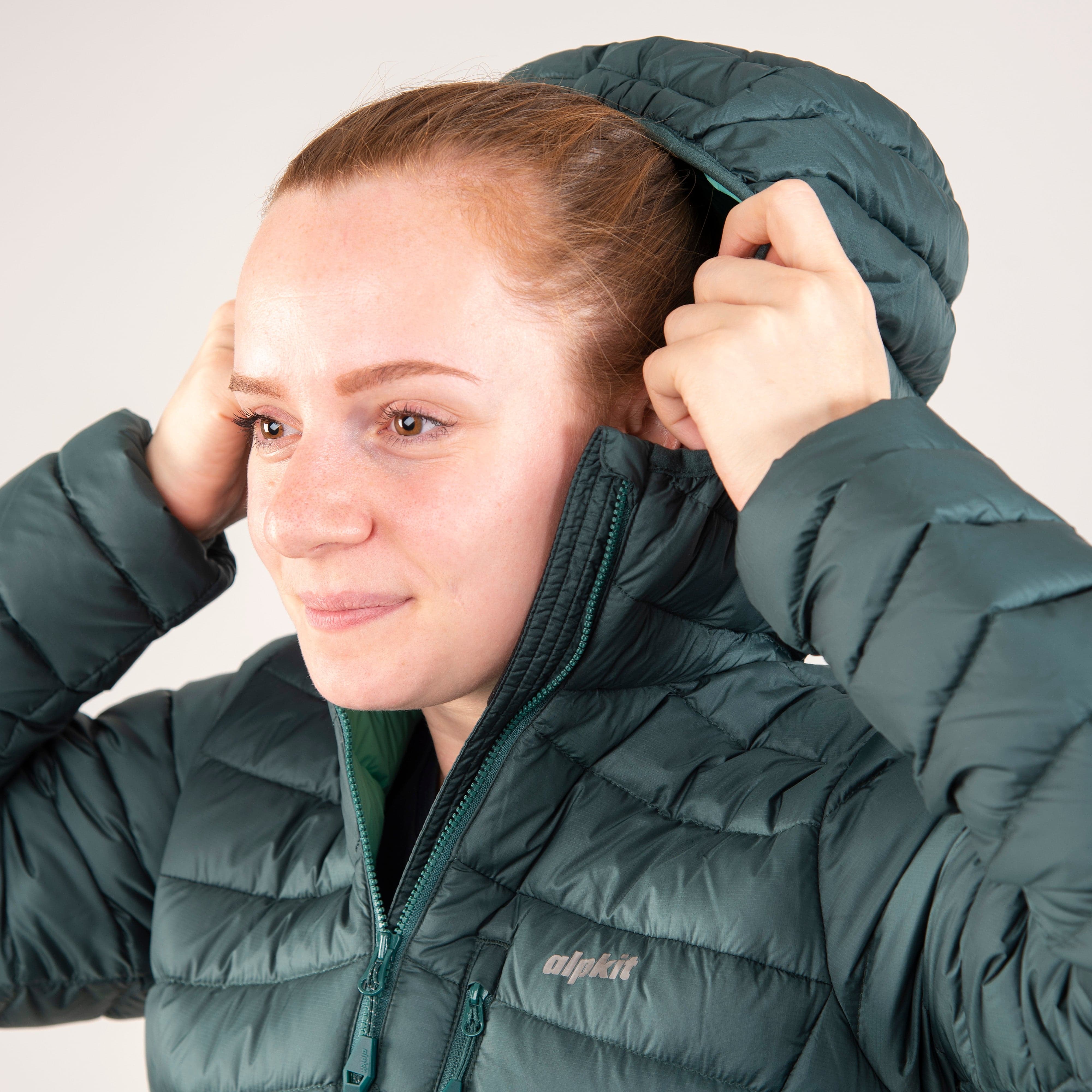 Featherless down clearance jacket