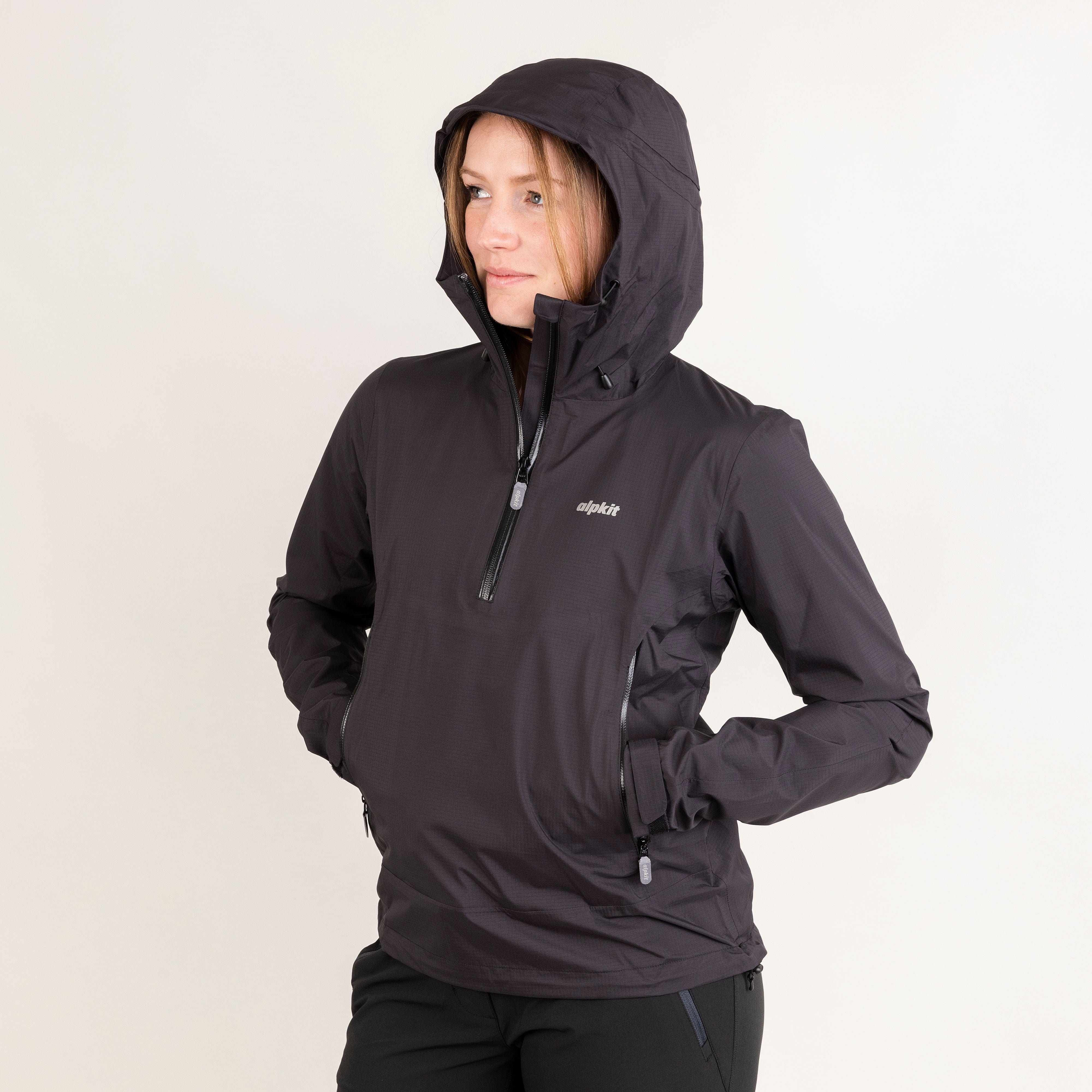 Womens waterproof jacket 2025 with peaked hood