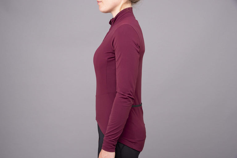 womens long sleeve thicky cycle jersey 2