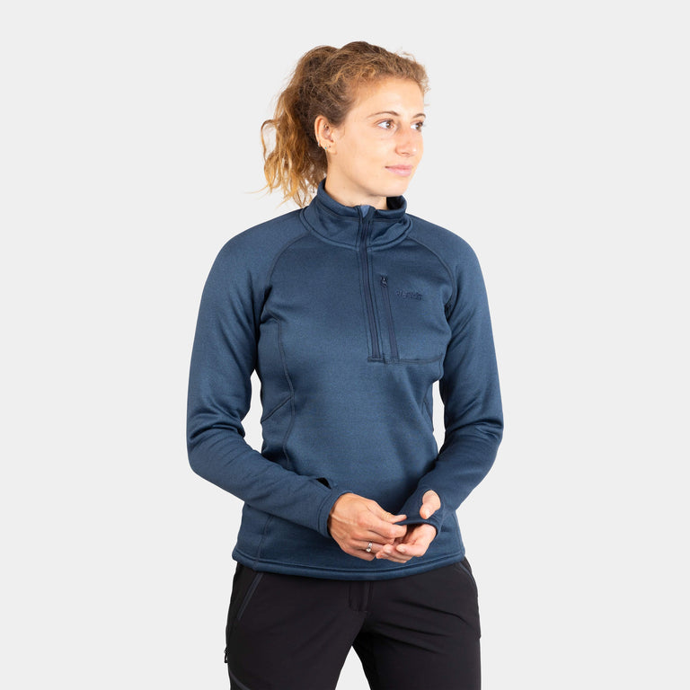 alpkit womens Yakutia fleece in outer space blue